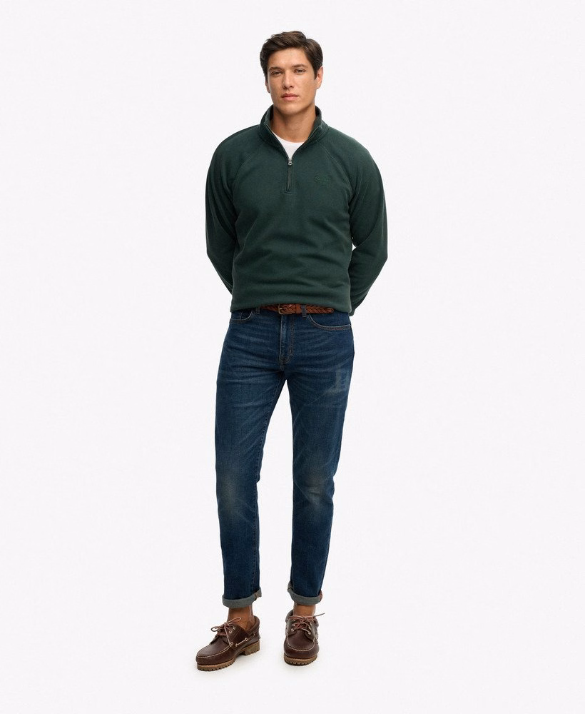 Bluza raglanowa Henley Essential Logo
