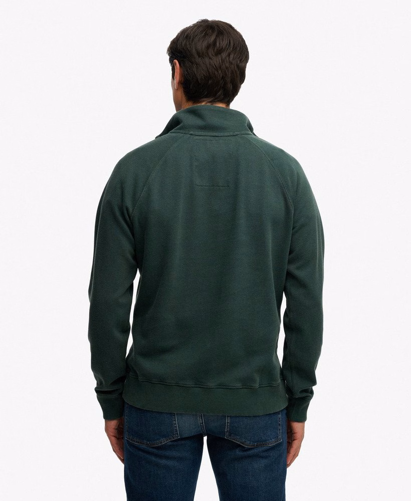 Bluza raglanowa Henley Essential Logo
