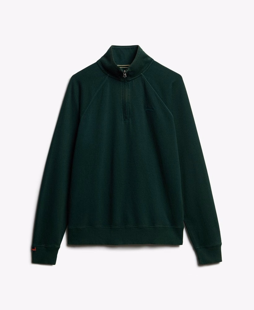 Bluza raglanowa Henley Essential Logo