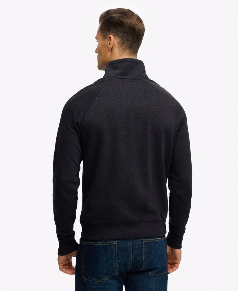 Bluza raglanowa Henley Essential Logo