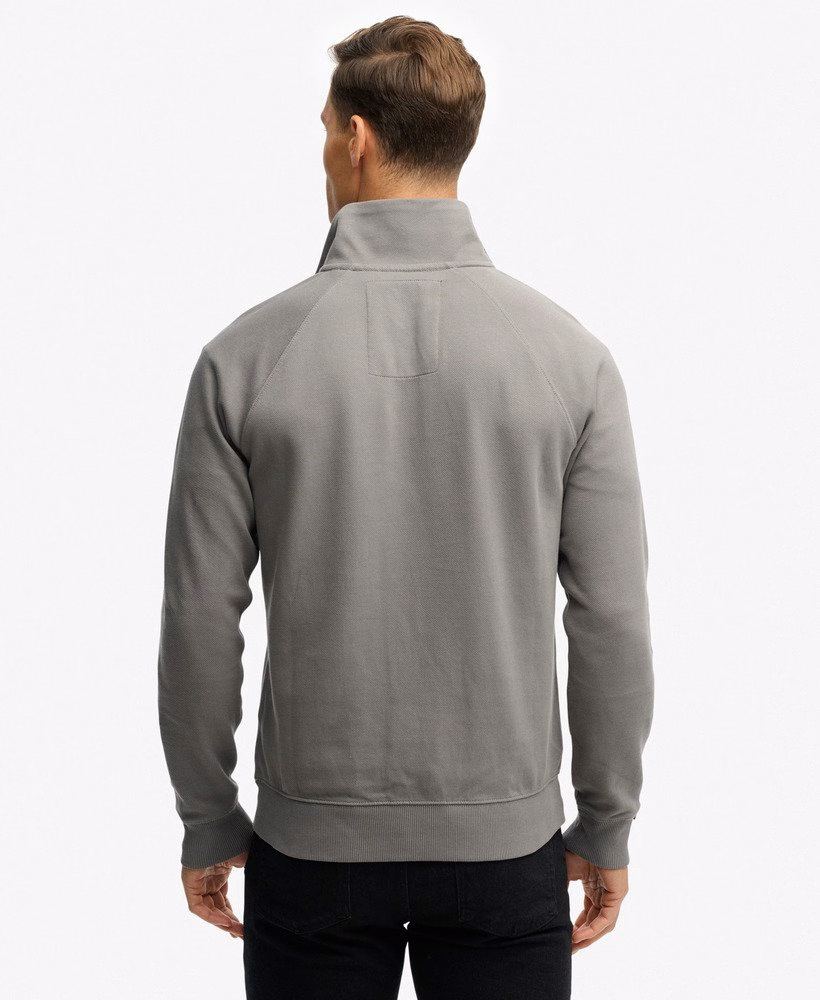 Bluza raglanowa Henley Essential Logo