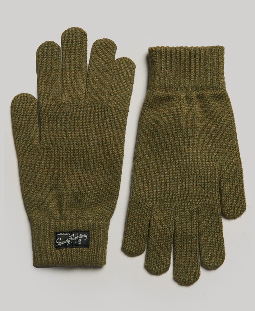 rękawiczki unisex essential logo w kolorze olive marl