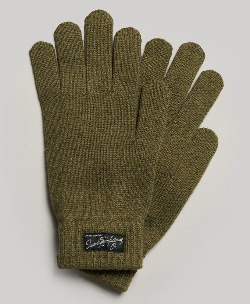 rękawiczki unisex essential logo w kolorze olive marl