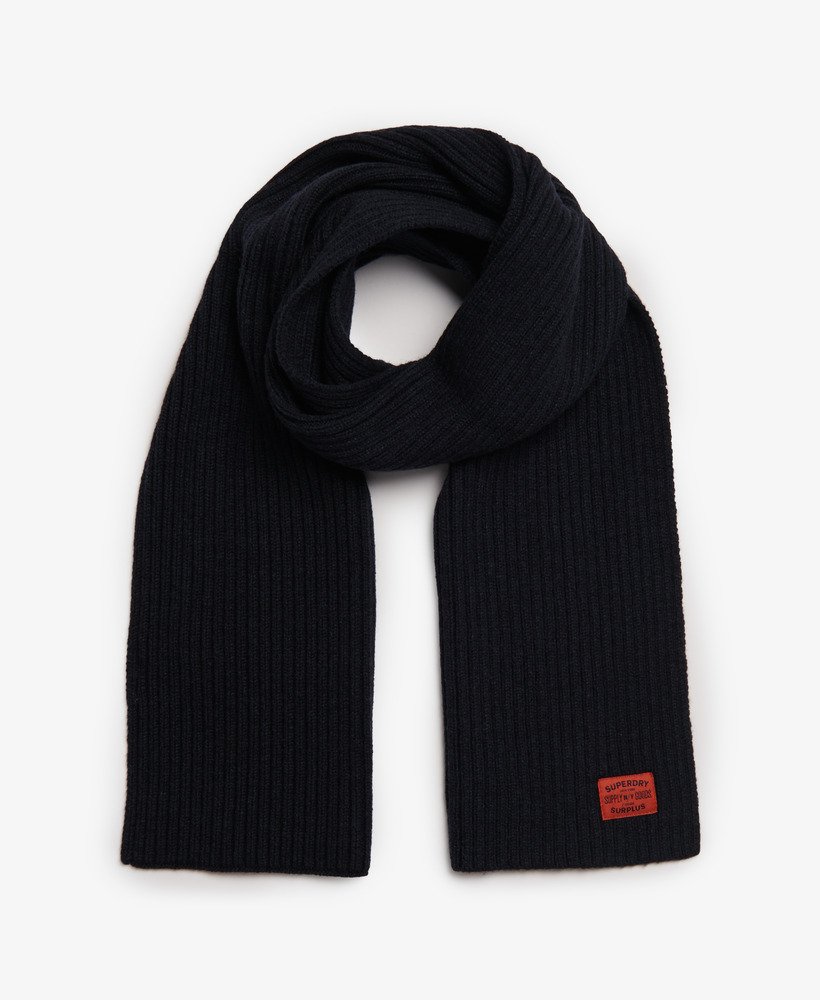szalik dzianinowy rkwear w kolorze eclipse navy