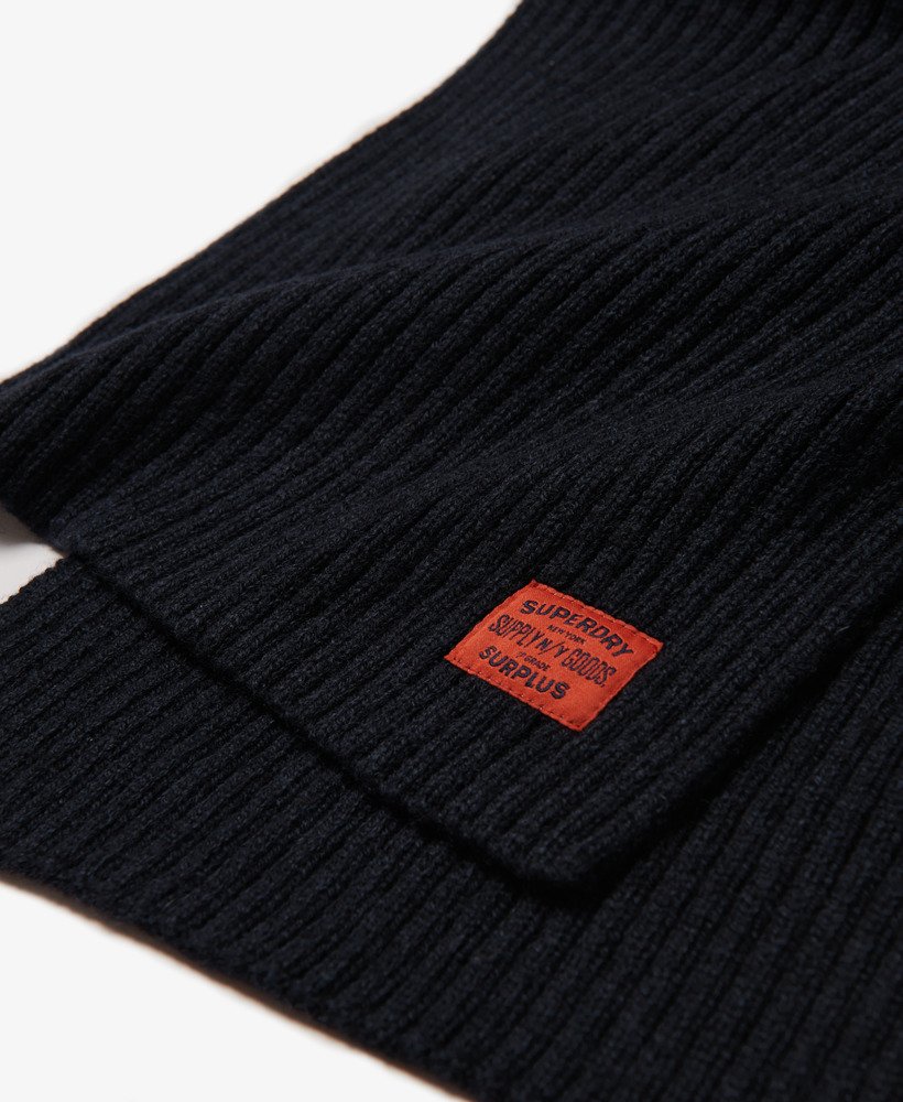 szalik dzianinowy rkwear w kolorze eclipse navy