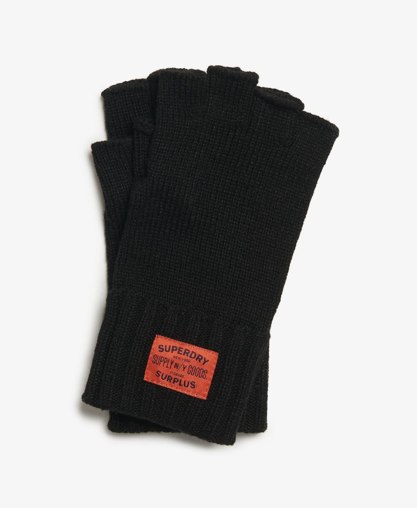 rękawiczki dzianinowe rkwear w kolorze czarnym