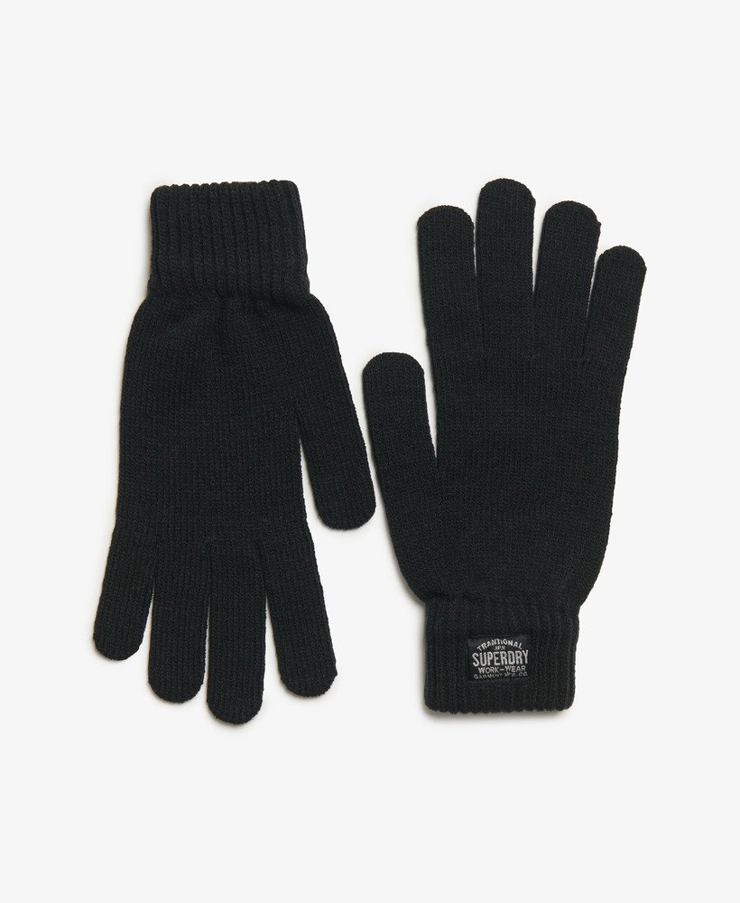 klasyczne dzianinowe rękawiczki w nowym kolorze jet black