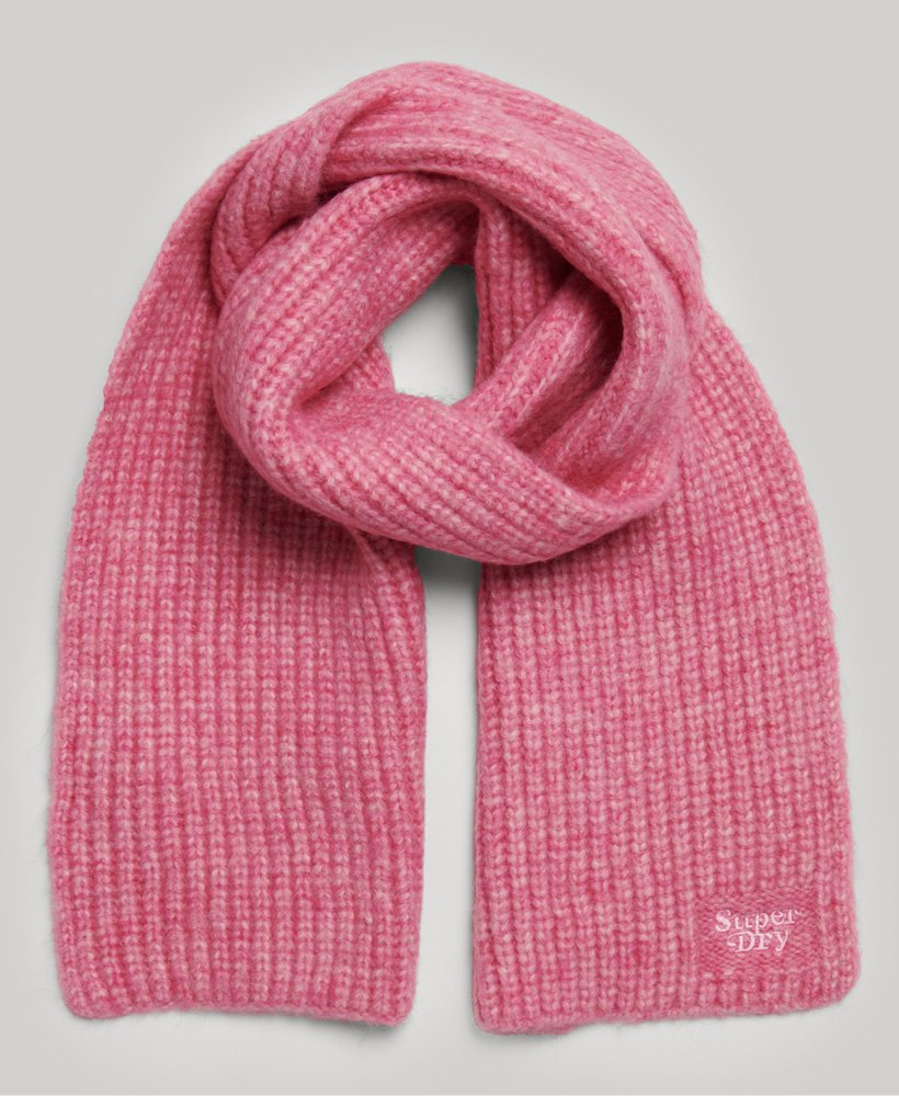 prążkowany szalik w kolorze chateau rose pink