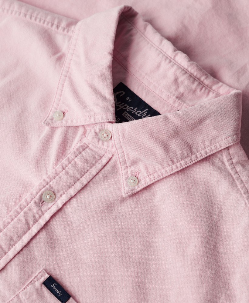 koszula oxford z krótkim rękawem w kolorze city pink