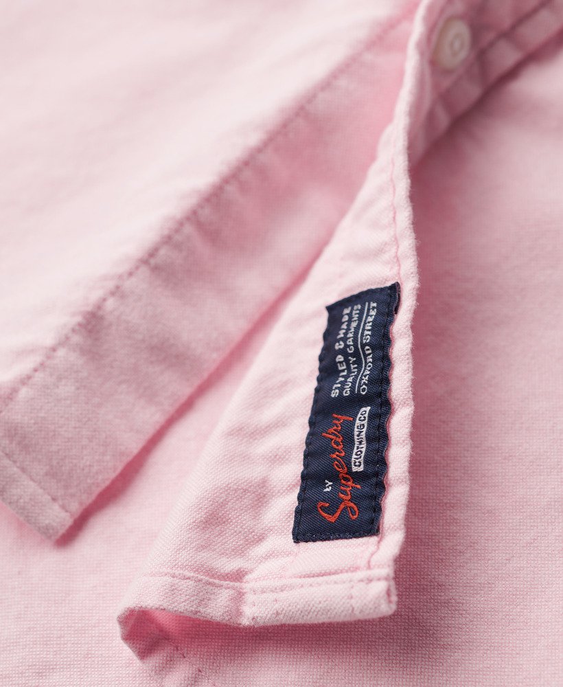 koszula oxford z krótkim rękawem w kolorze city pink