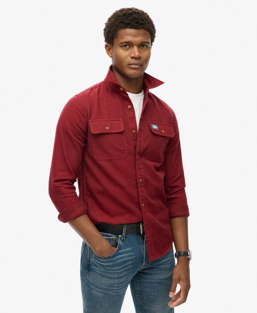 koszula wierzchnia trailsman relaxed fit w kolorze expedition red