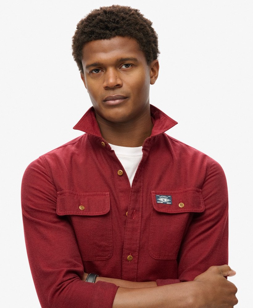 koszula wierzchnia trailsman relaxed fit w kolorze expedition red