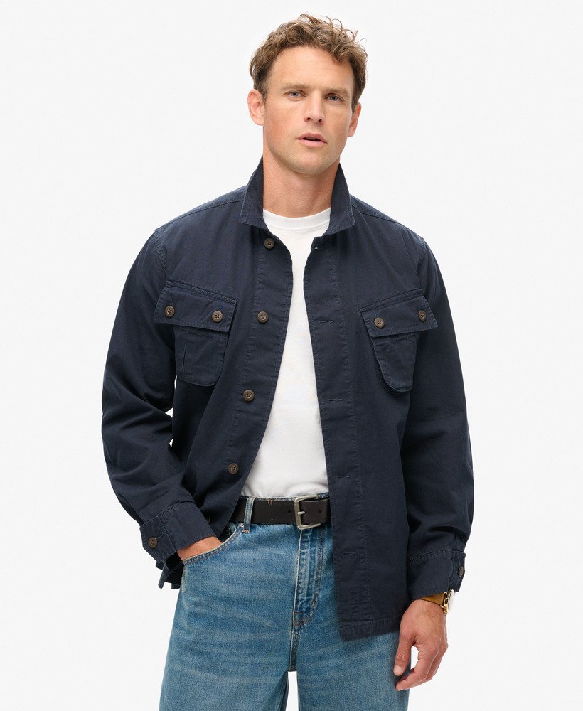 kurtka wojskowa typu overshirt w kolorze eclipse navy
