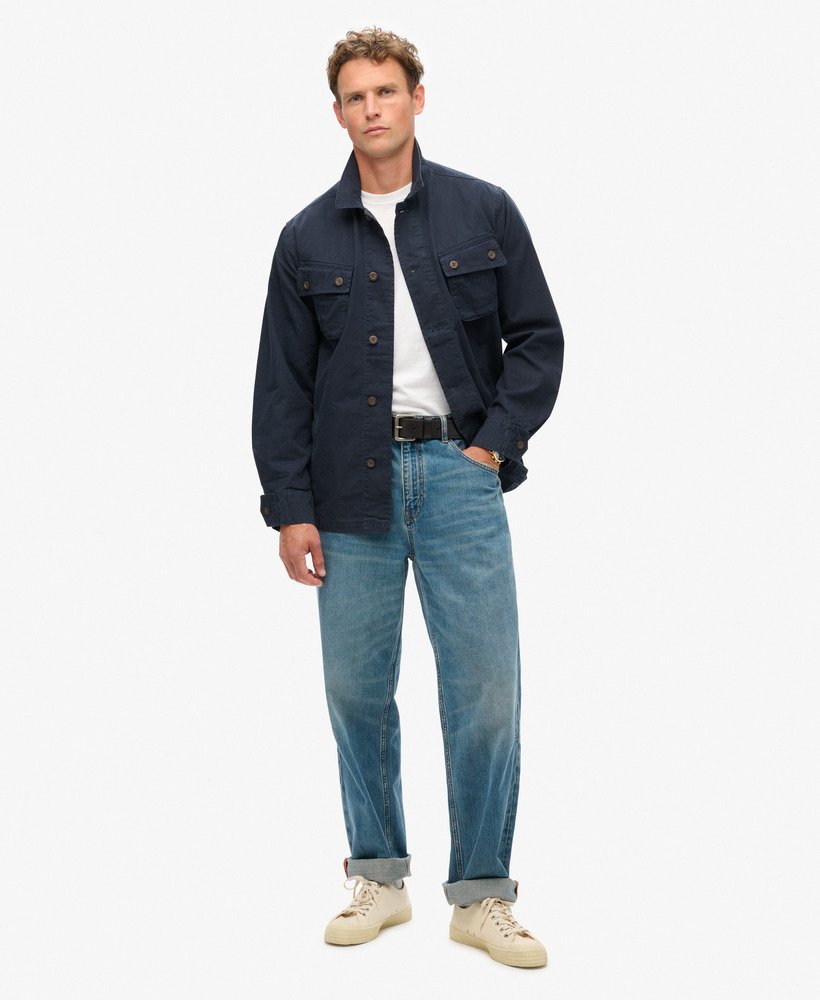 kurtka wojskowa typu overshirt w kolorze eclipse navy