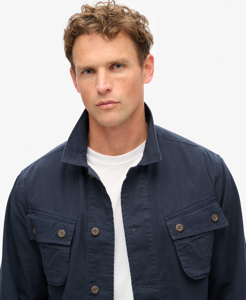 kurtka wojskowa typu overshirt w kolorze eclipse navy