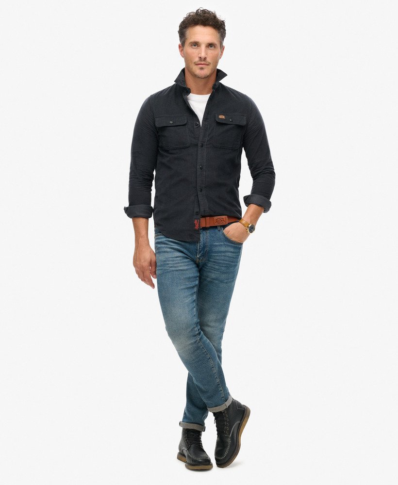 koszula trailsman loosed fit corduroy w kolorze jet black