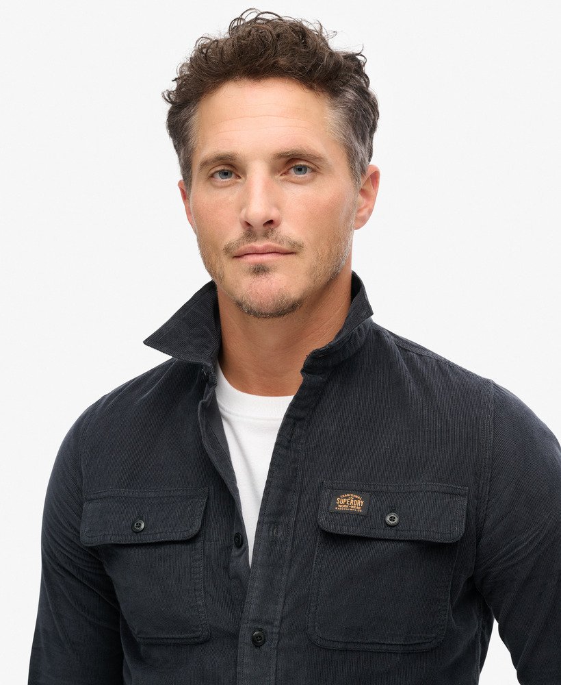 koszula trailsman loosed fit corduroy w kolorze jet black