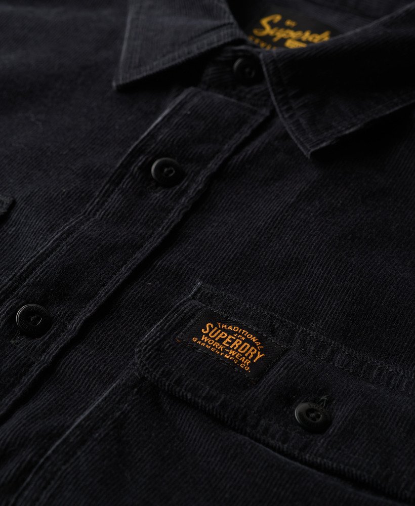koszula trailsman loosed fit corduroy w kolorze jet black