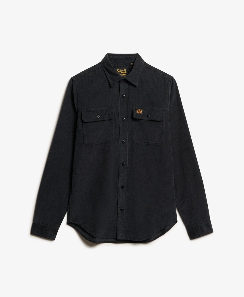 koszula trailsman loosed fit corduroy w kolorze jet black