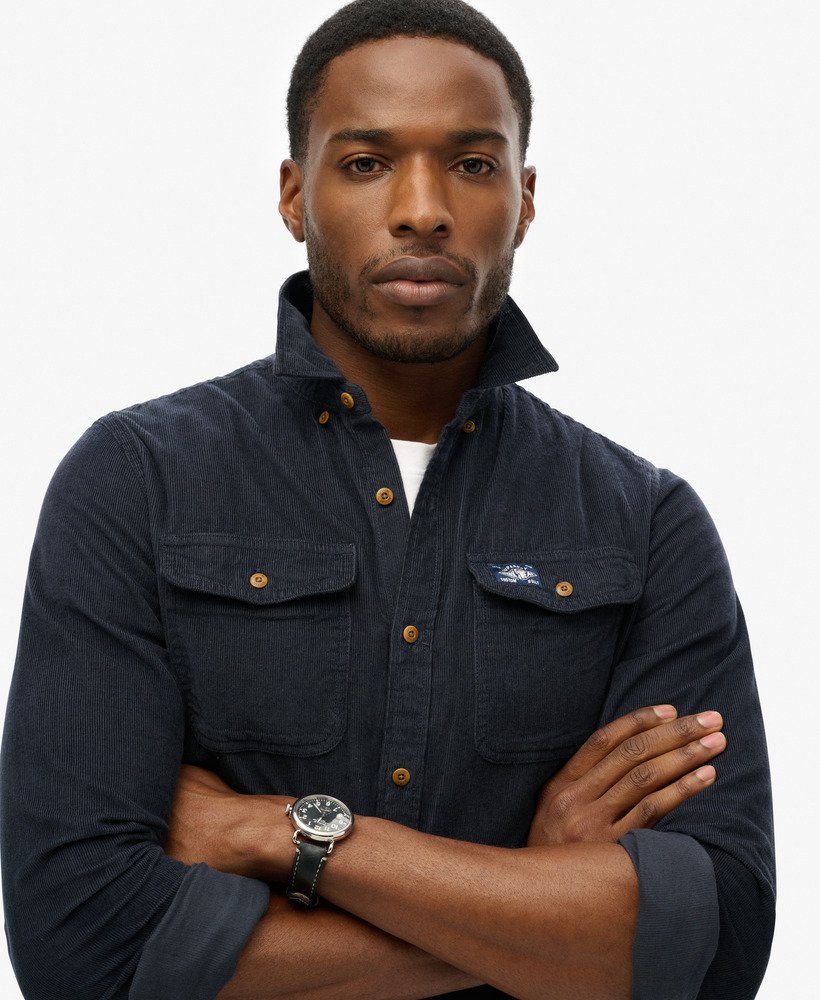 koszula trailsman relaxed fit corduroy w kolorze eclipse navy