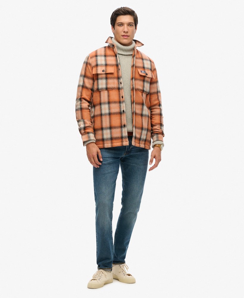 koszula wierzchnia wool miller w kolorze roderick check orange