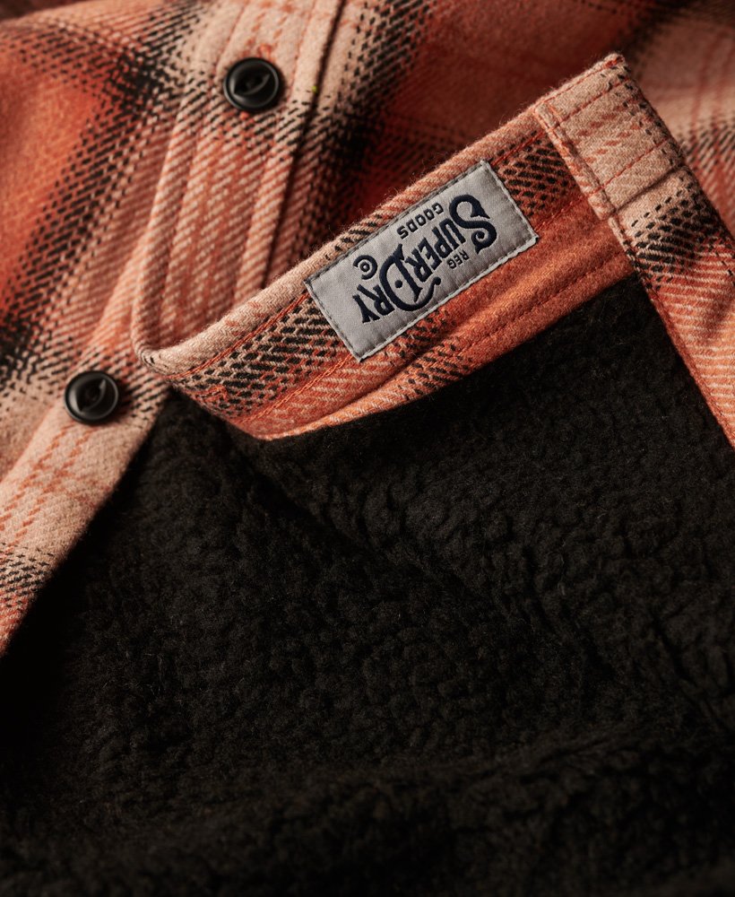 koszula wierzchnia wool miller w kolorze roderick check orange