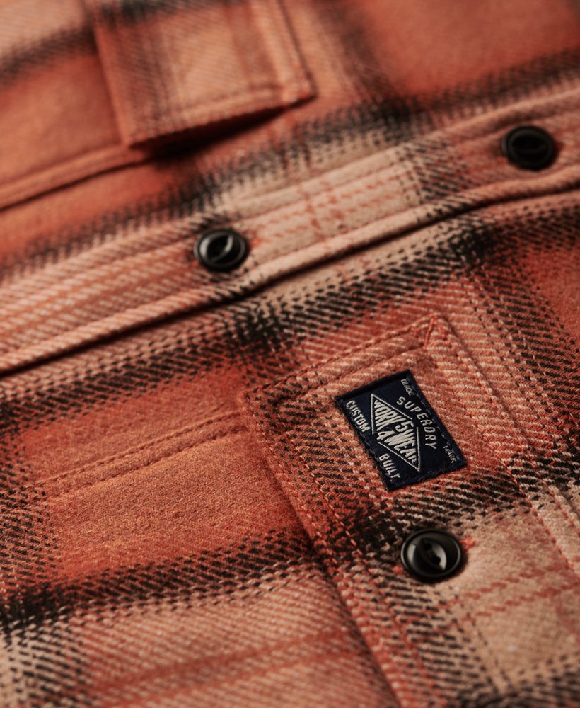 koszula wierzchnia wool miller w kolorze roderick check orange