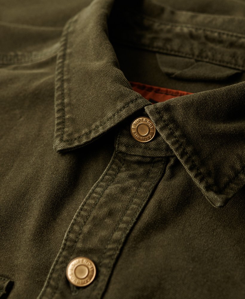 koszula wierzchnia z płótna surplus w kolorze army khaki