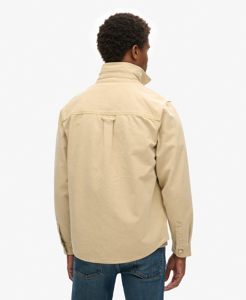 koszula wierzchnia z płótna surplus w kolorze jasnego khaki