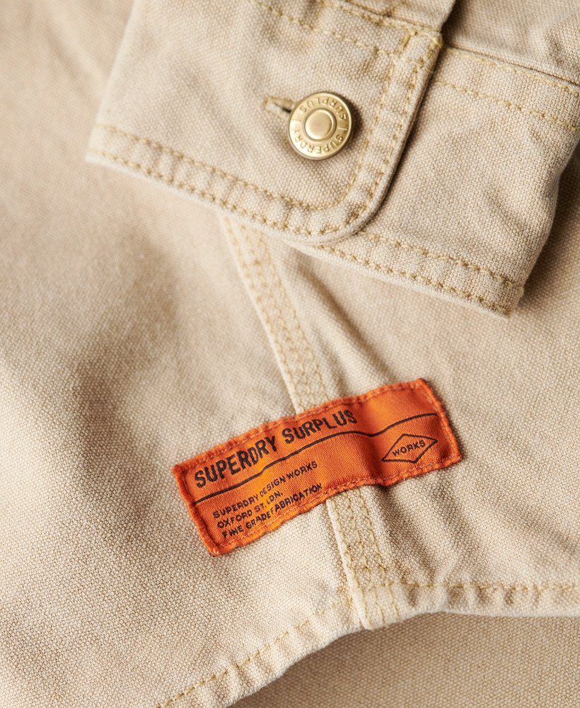 koszula wierzchnia z płótna surplus w kolorze jasnego khaki