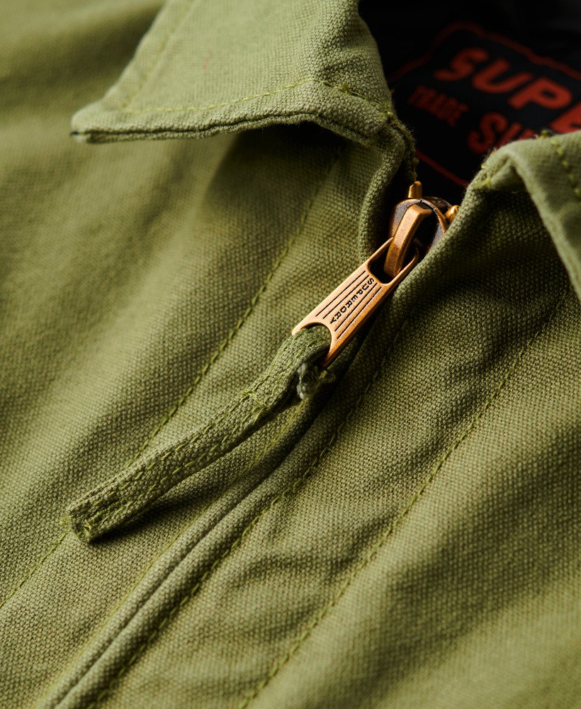 koszula wierzchnia surplus zip through w kolorze oliwinowym