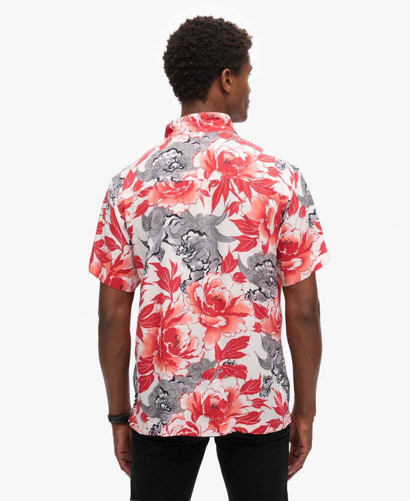 koszula hawaiian resort w kolorze karashishi red