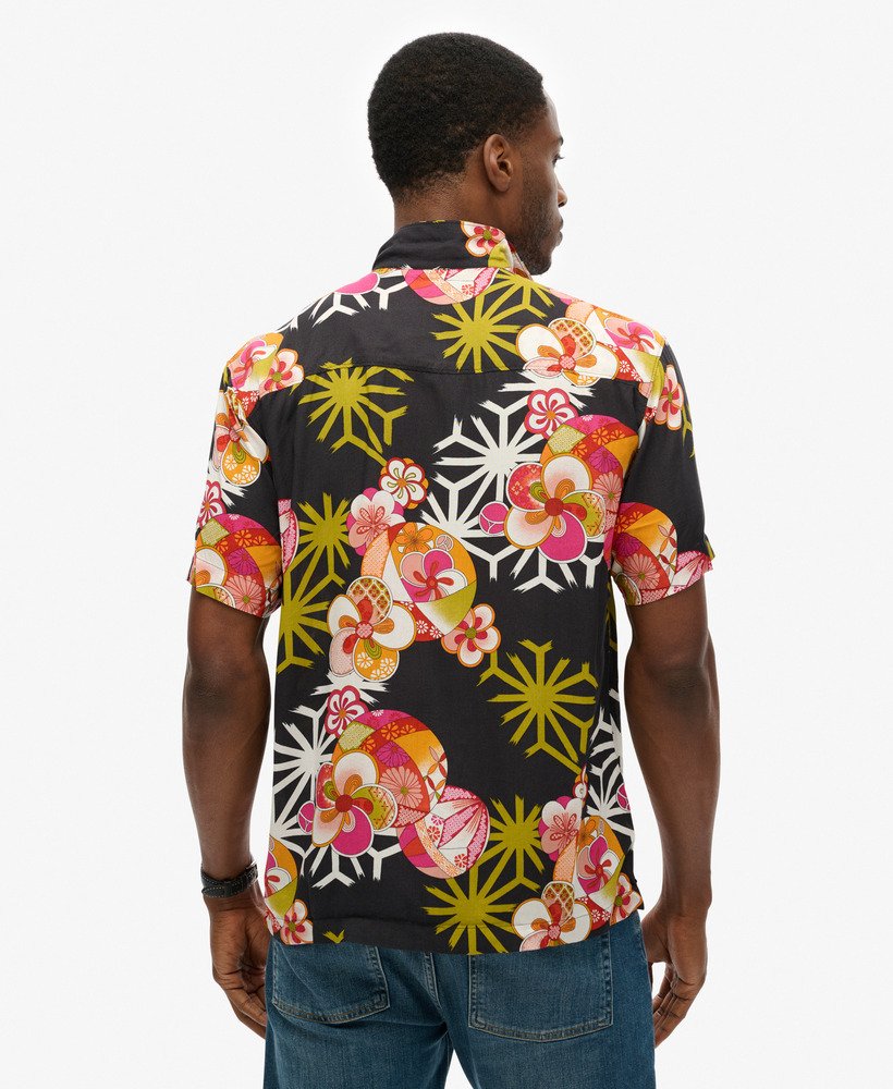 koszula hawaiian resort w kolorze asanoha black