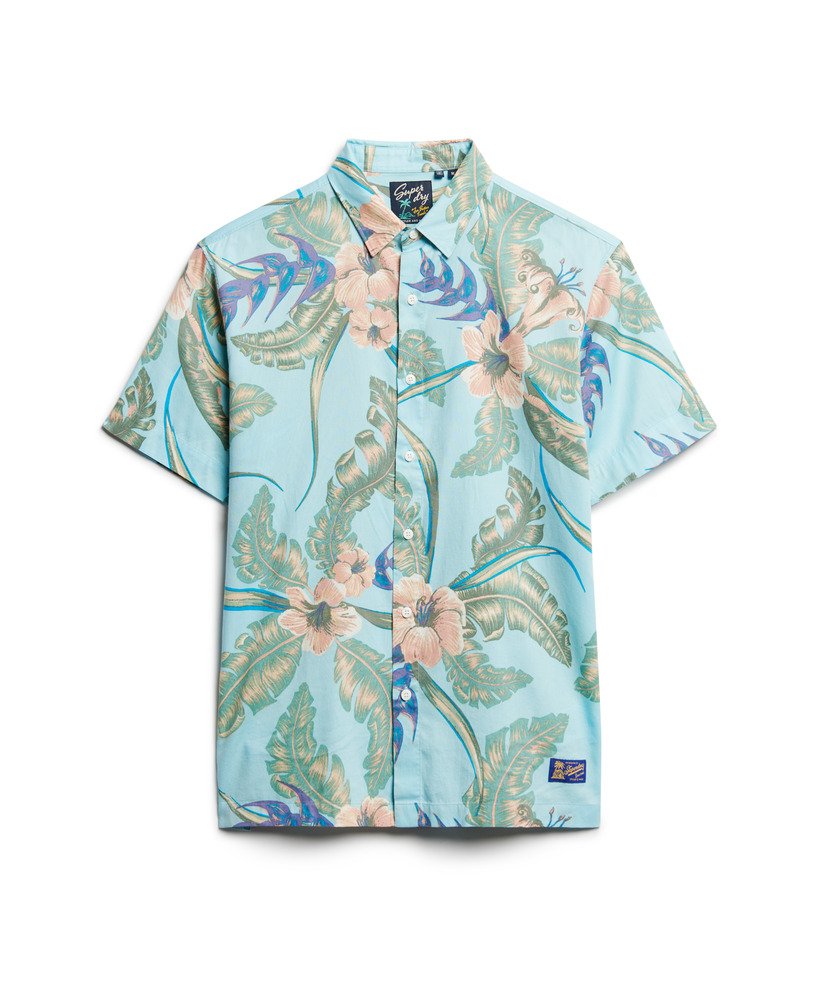 koszula hawajska w kolorze eden hawaiian blue