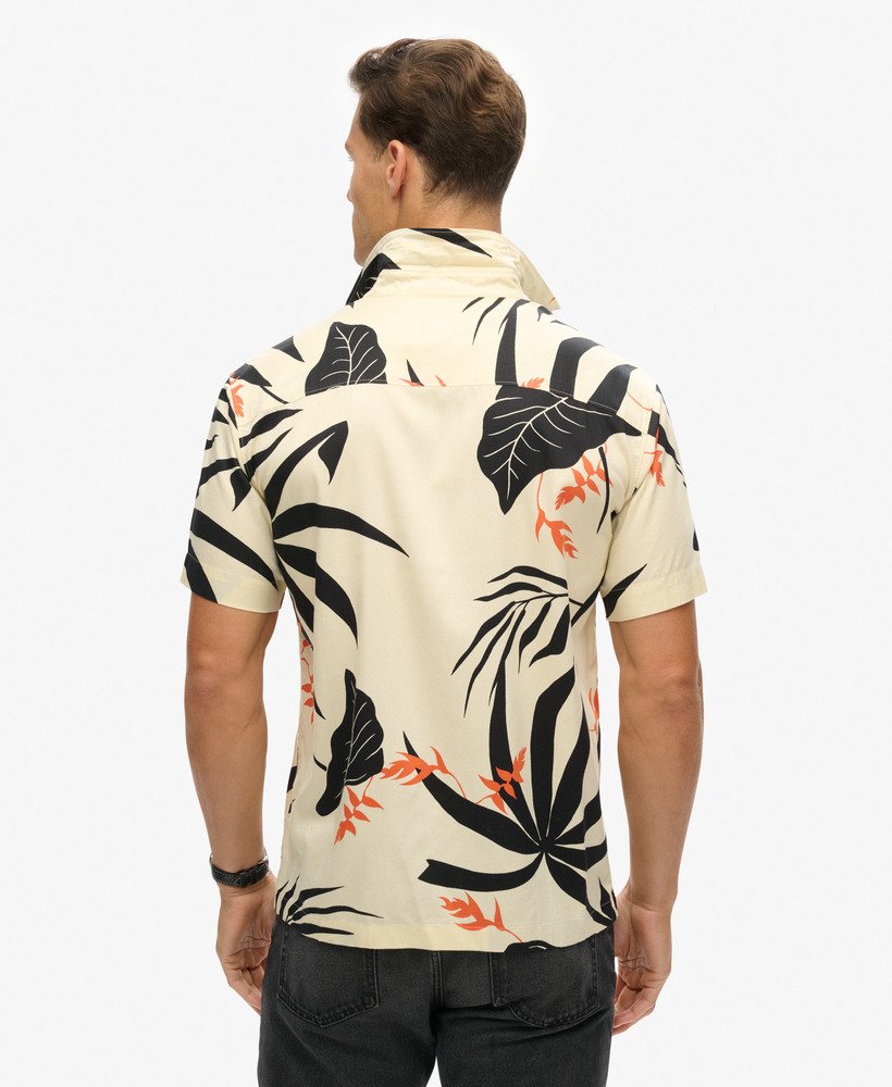 koszula hawajska w kolorze silhouette off white