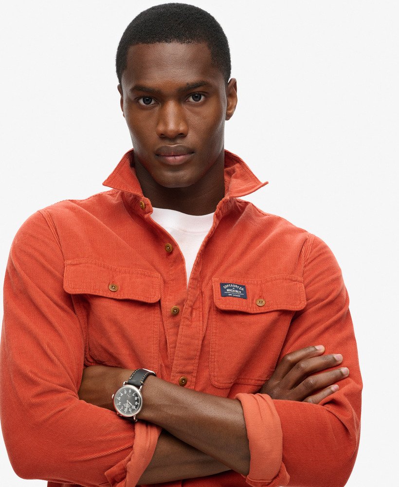 koszula trailsman relaxed fit corduroy w kolorze burnt orange
