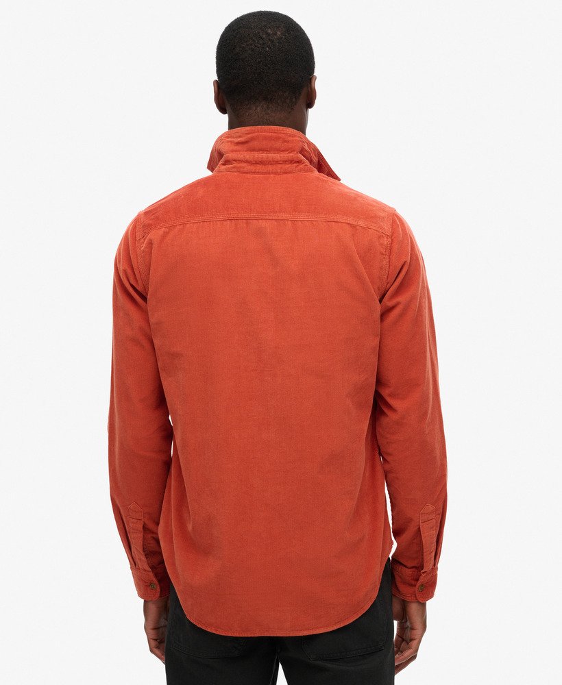 koszula trailsman relaxed fit corduroy w kolorze burnt orange