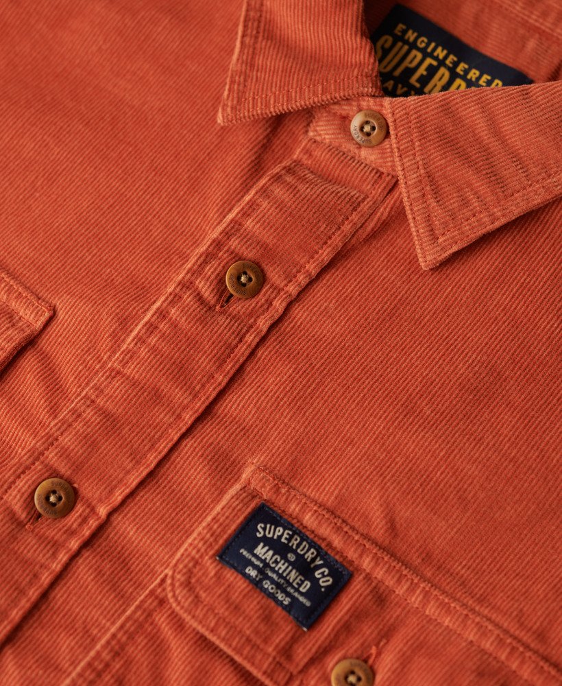 koszula trailsman relaxed fit corduroy w kolorze burnt orange