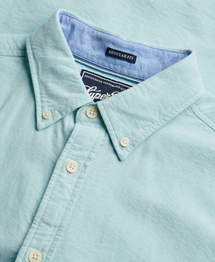 Koszula z długim rękawem w stylu preppy Oxford