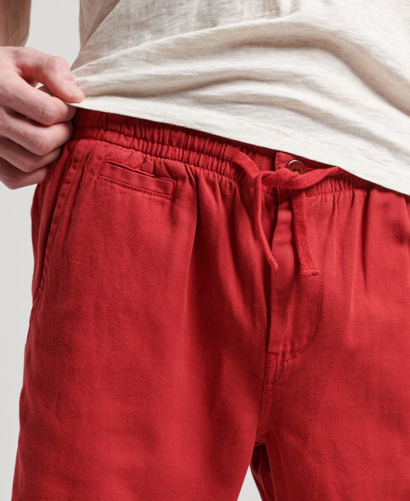 szorty vintage overdyed w kolorze expedition red
