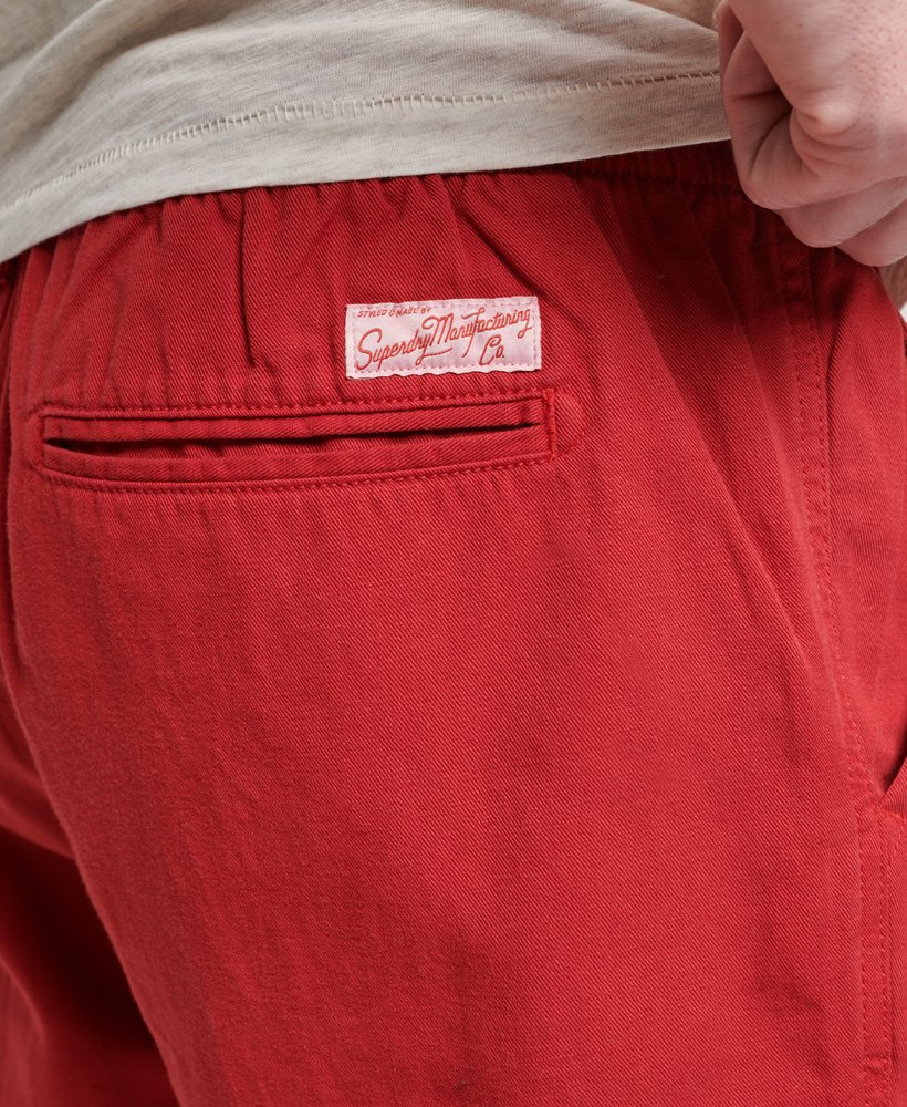 szorty vintage overdyed w kolorze expedition red