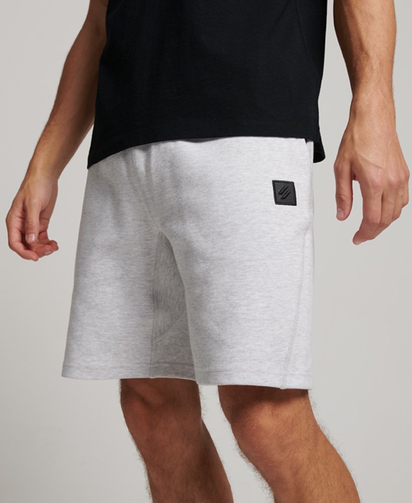 szorty techniczne w kolorze cadet grey marl