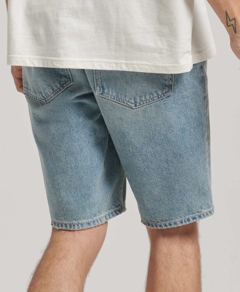 szorty vintage straight shorts w kolorze beak beat up blue