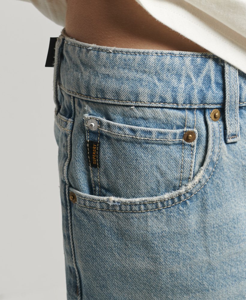 szorty vintage straight shorts w kolorze beak beat up blue
