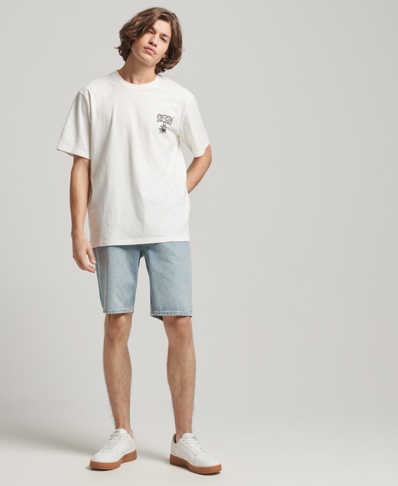 szorty vintage straight shorts w kolorze beak beat up blue