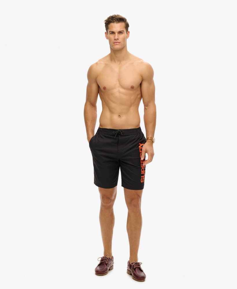 spodenki kąpielowe sportswear recycled board shorts w kolorze czarnym