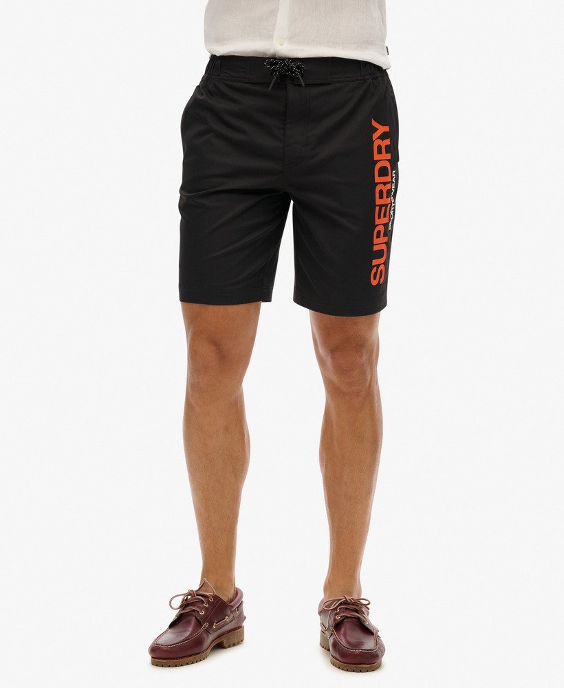 spodenki kąpielowe sportswear recycled board shorts w kolorze czarnym