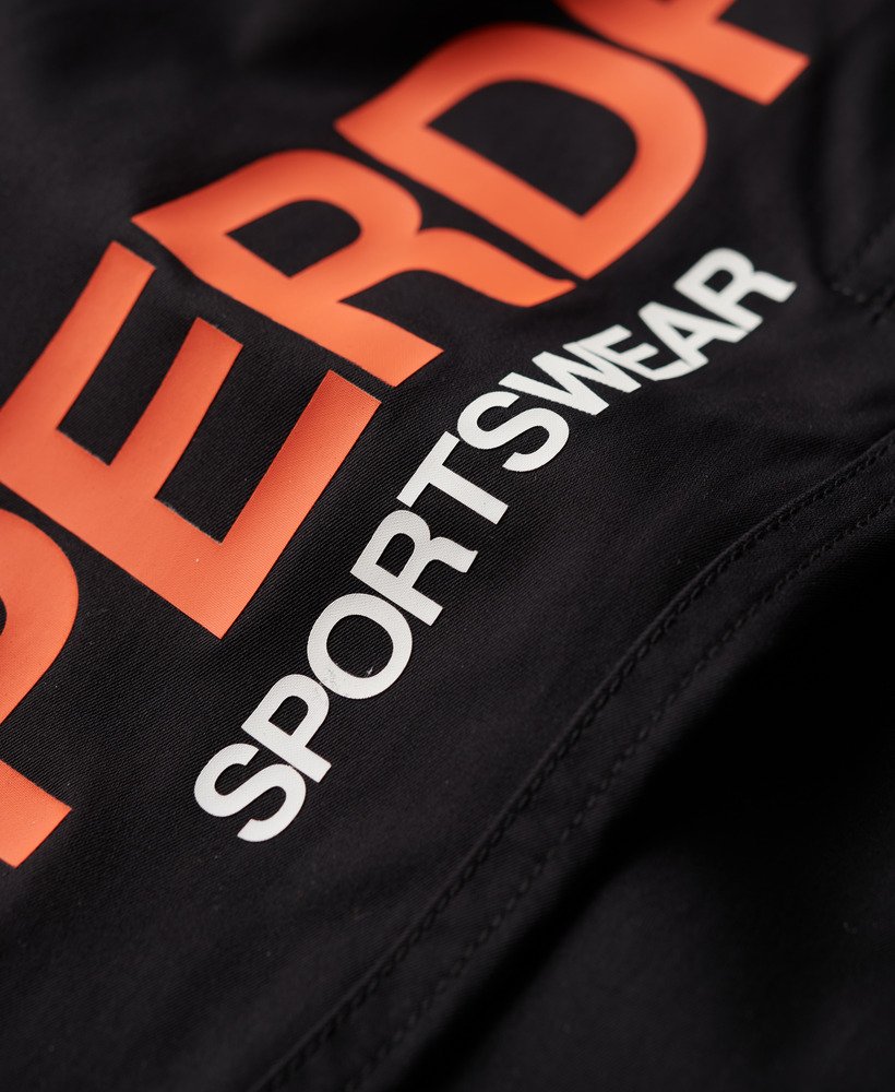 spodenki kąpielowe sportswear recycled board shorts w kolorze czarnym