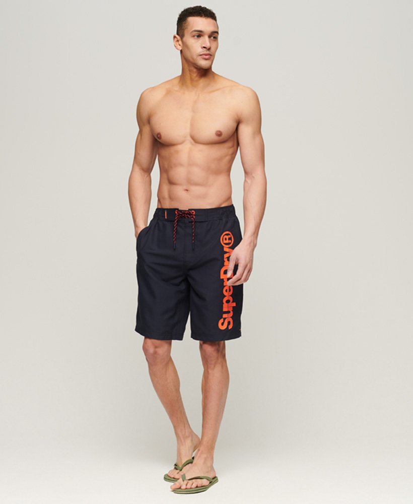 klasyczne szorty typu boardshorts w kolorze darkest navy