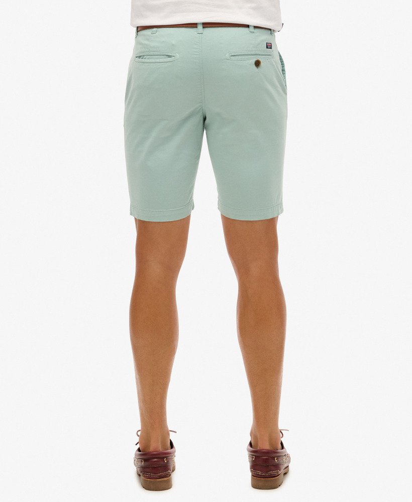 szorty chino vintage w kolorze świeżej mięty